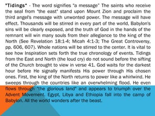 PSALMS 74:1-9 (Our Distinctive Signs are
gone)
When the symbols change, the message
change
 