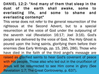 Selected Messages Book 2
(1958)
Chap 49: A Distinctive
Name and People
(Our Distinctive Signs are
gone)
When the symbols change,
the message change
 