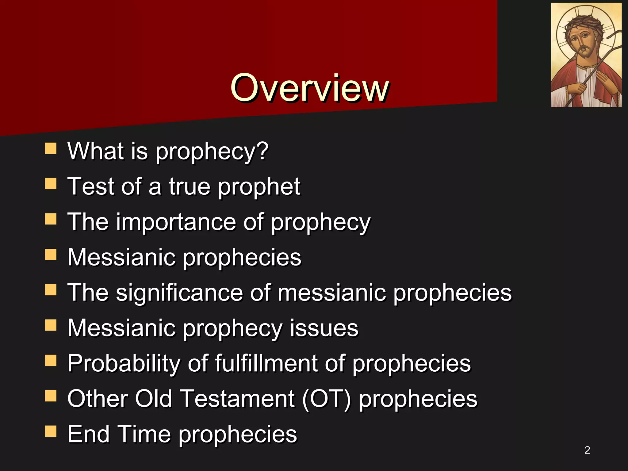 Prophecy Def Prophecy fullfilment | PPT
