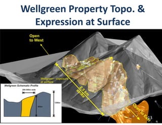 Wellgreen Property Topo. & 
  Expression at Surface




                              13
 