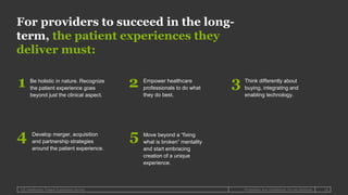 The State of Consumer Healthcare: A Study of Patient Experience