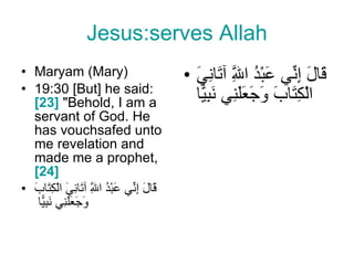 Prophet Jesus In Quran