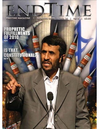 Prophetic fulfillments of 2010   endtime magazine - nov-dec 2010