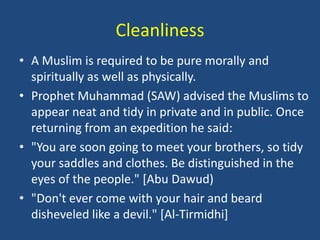Perfect Muhammad Excellent Morals of Prophet mohammad,perfect role model | PPTX