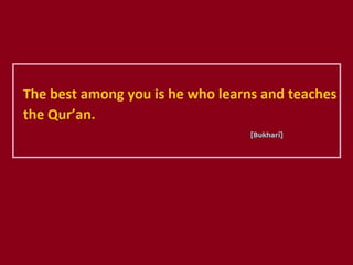 Prophet muhammad [pbuh] golden words 16
