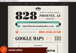 www.kitchensinkstudios.com




3     mad about webfonts
 