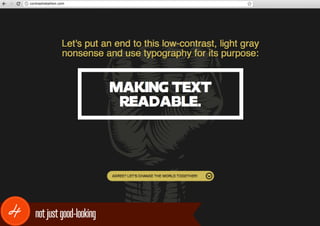 contrastrebellion.com




4      not just good-looking
 