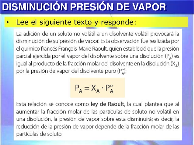 Propiedades Coligativas