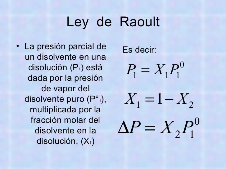 Propiedades Coligativas