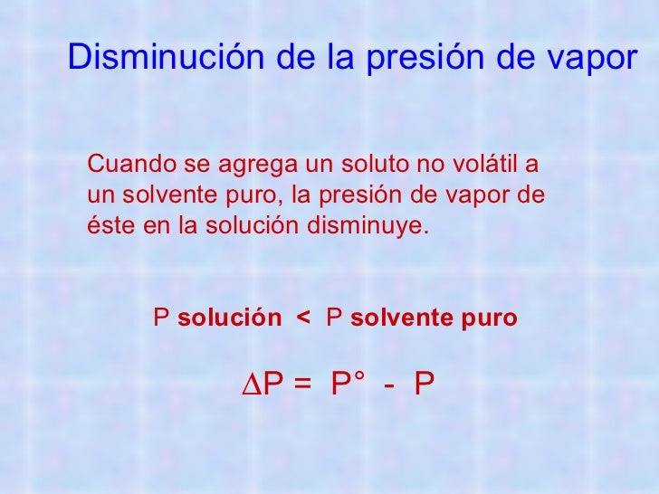 Propiedades Coligativas