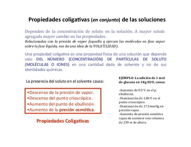 Propiedades Coligativas Del Agua