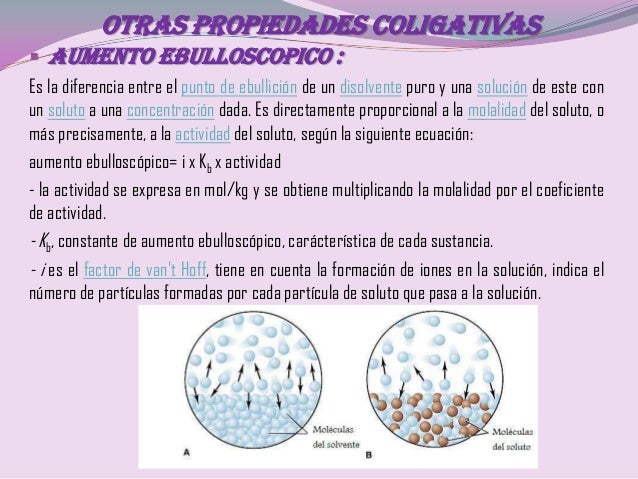 Propiedades Coligativas De Soluciones Quimicas
