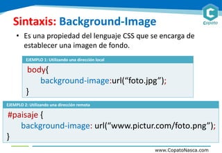 Propiedades CSS - Background | PPTX