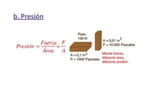 b. Presión
 