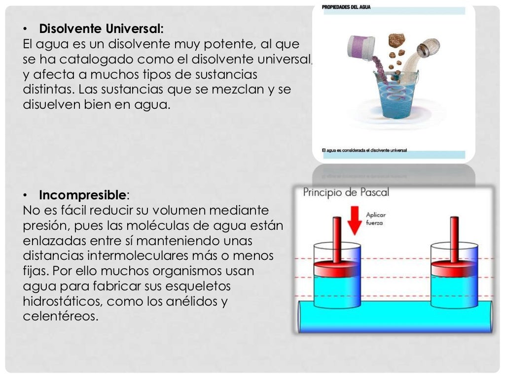 Propiedades del agua