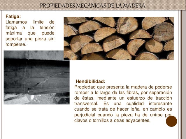 Propiedades de la madera
