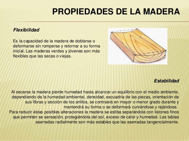 Propiedades de la madera