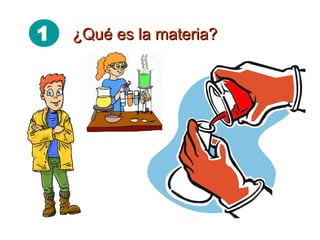 1 ¿Qué es la materia?¿Qué es la materia?
 