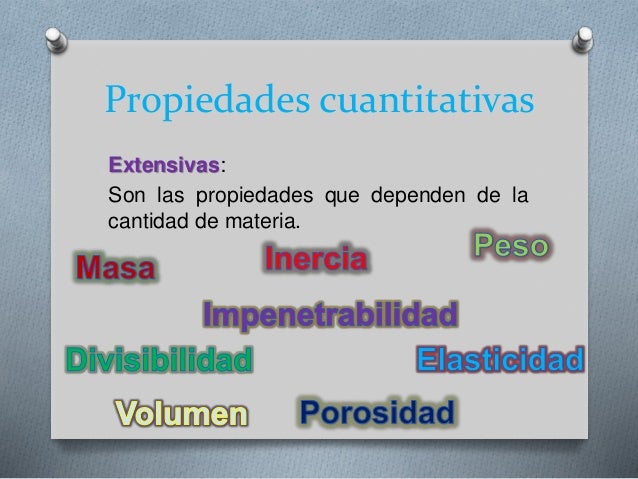 Propiedades de la materia