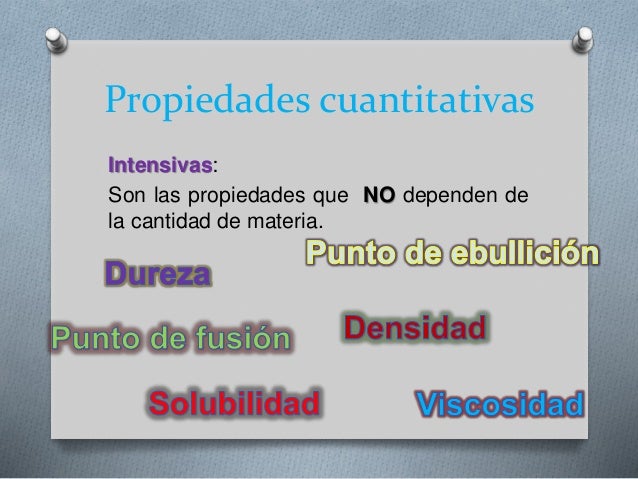 Propiedades de la materia