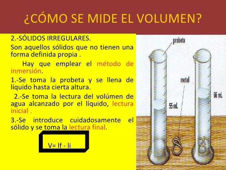 Determinacion Del Volumen De Un Solido Irregular es.slideshare.net