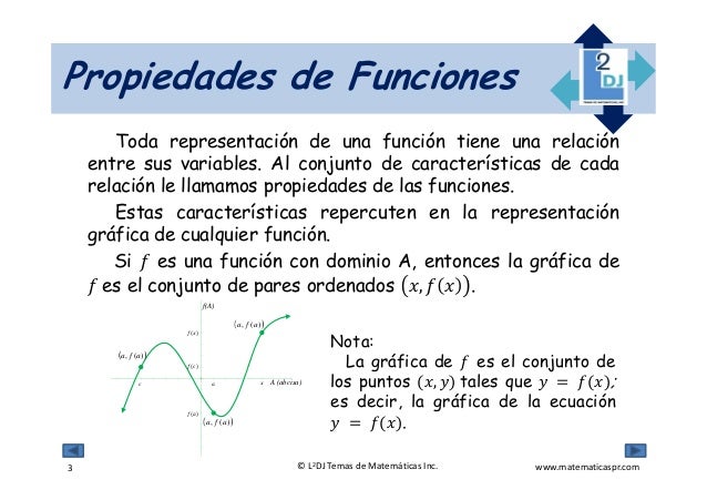Propiedades de las funciones (slide share)