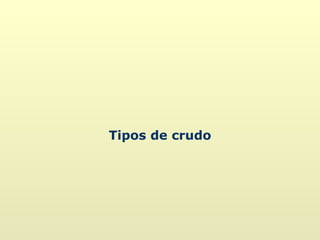 Tipos de crudo 