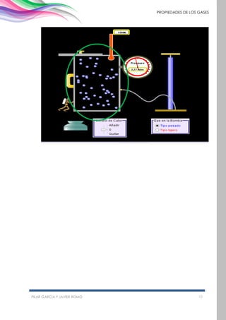 PILAR GARCÍA Y JAVIER ROMO 11
PROPIEDADES DE LOS GASES
 