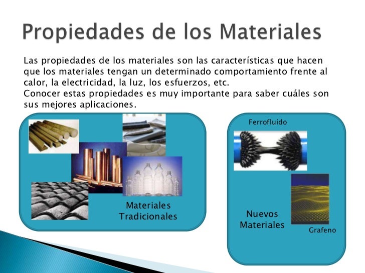 Propiedades De Los Materiales Propiedades De Los Materiales