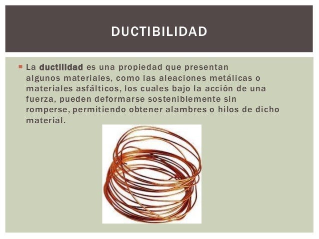 Propiedades de los materiales