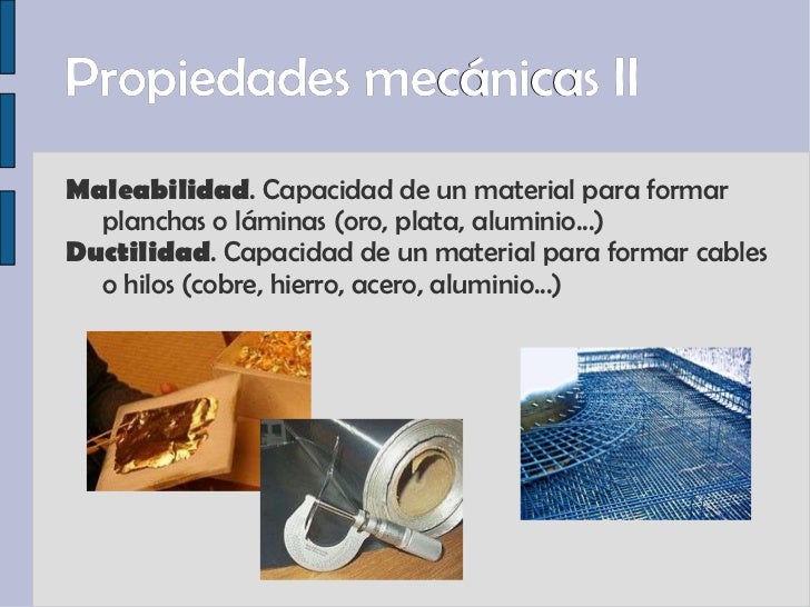 Propiedades de los materiales I