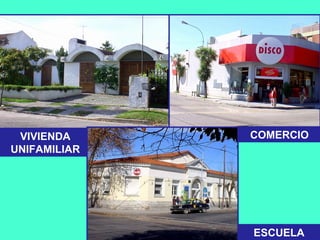 VIVIENDA
UNIFAMILIAR
COMERCIO
ESCUELA
 