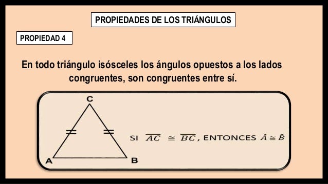 Propiedades de los triangulos