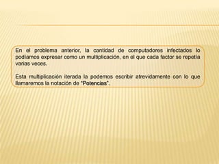  ¿Qué expresión representa la cantidad de computadores infectados el décimo día?Fuente: Matemática 1º año medio; Cristián Reyes Reyes- María Valenzuela Chandía