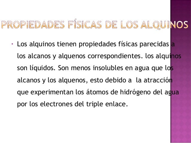 Propiedades físicas y quimicas de hidrocarburos