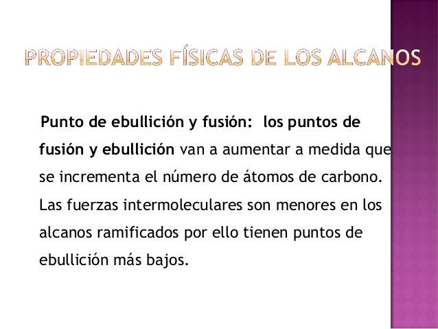 Propiedades físicas y quimicas de hidrocarburos