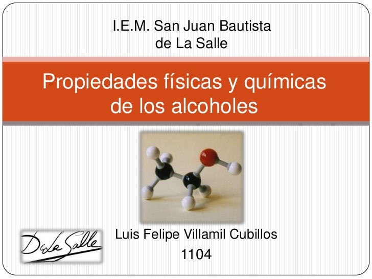 Propiedades físicas y químicas de los