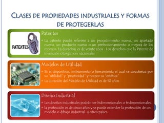 Clases de propiedades industriales y formas de protegerlas 