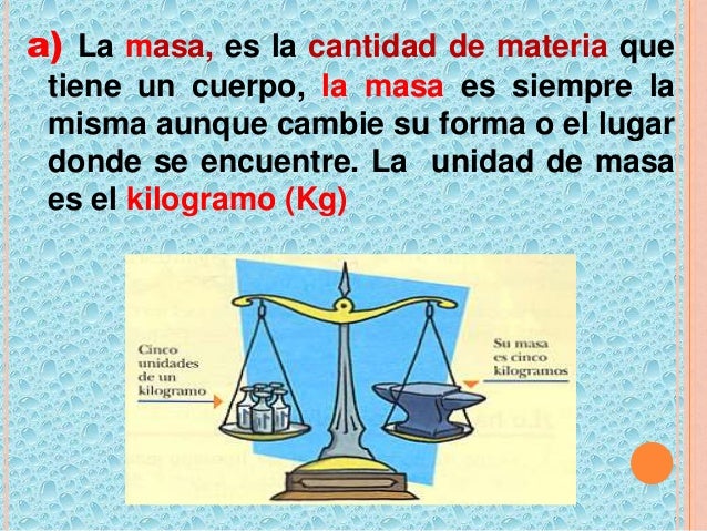 Propieddaes particulares de la materia