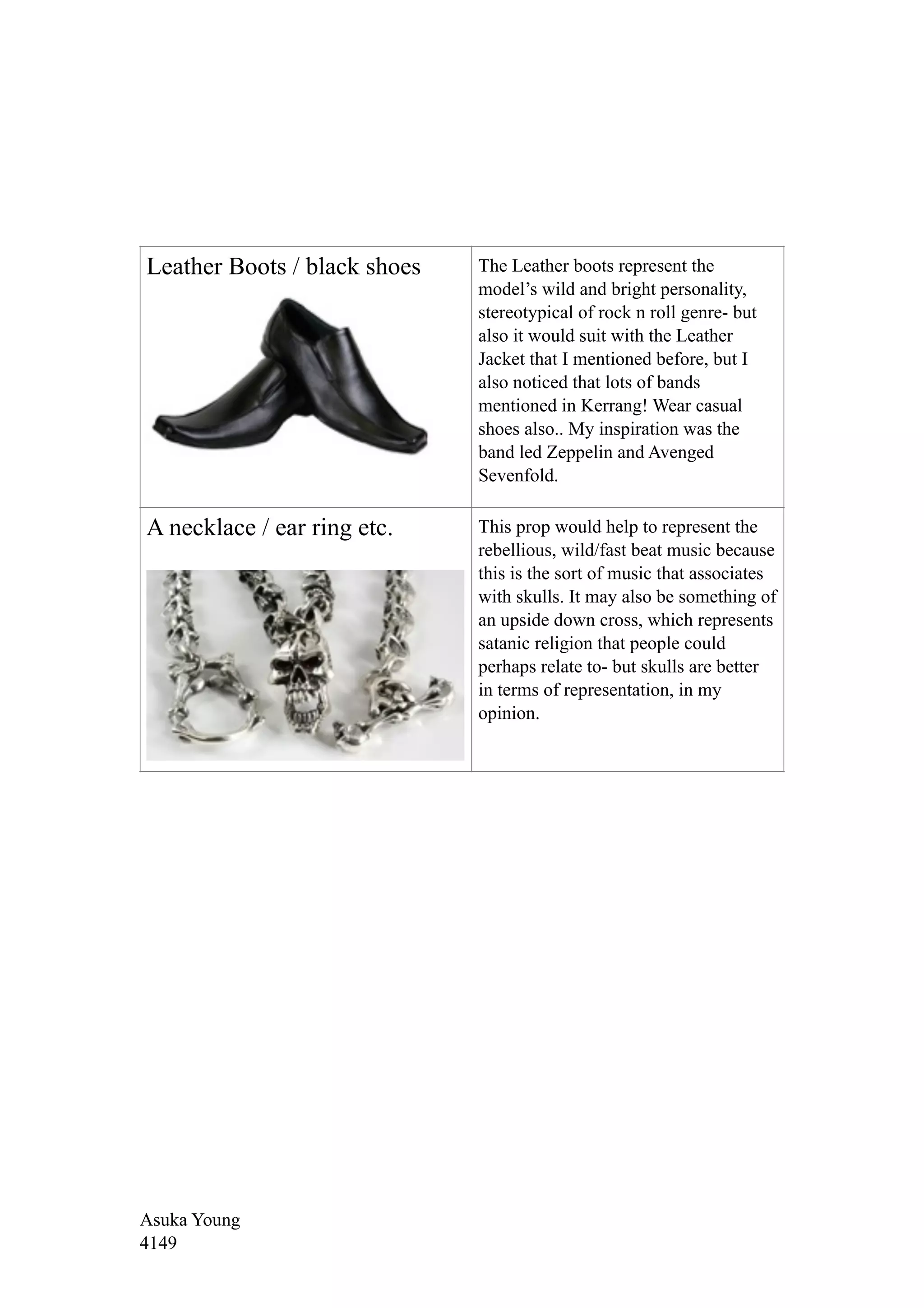 Prop list template PDF Prop list template PDF