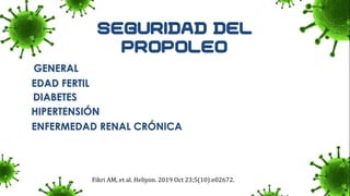 ENFERMEDAD RENAL CRÓNICA
GENERAL
Fikri AM, et al. Heliyon. 2019 Oct 23;5(10):e02672.
HIPERTENSIÓN
DIABETES
EDAD FERTIL
 