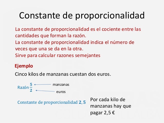 Proporcionalidad