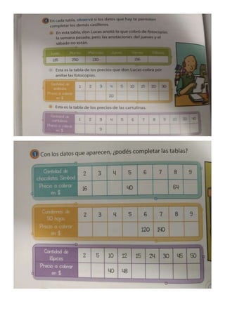 Proporcionalidad tercer semana