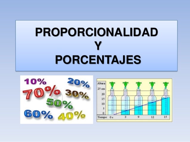 Resultado de imagen para Proporcionalidad o porcentajes