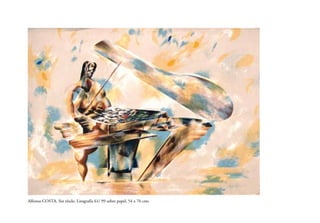 Alfonso COSTA. Sin título. Litografía 61/ 99 sobre papel, 54 x 76 cms

 