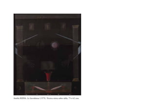 Amèlia RIERA. La Sacerdotessa (1979). Técnica mixta sobre tabla, 75 x 62 cms.

 