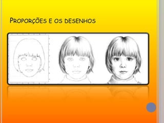 Proporções e os desenhos