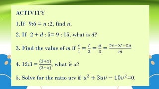 Mathematics Ix Third Quarter Proportion Final Pptx