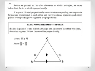 Triangle Proportionality Theorem Worksheet