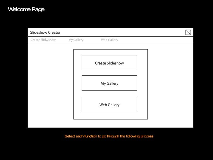 slideshow creator proposal
